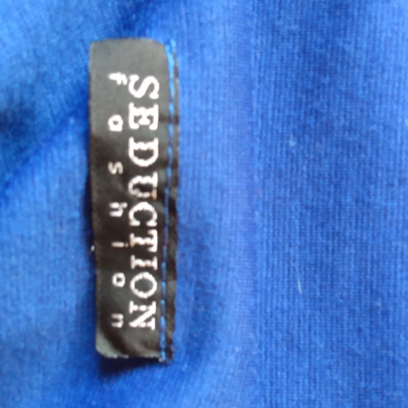 Seduction Fashion Blue Blazer - Picture 3 of 3